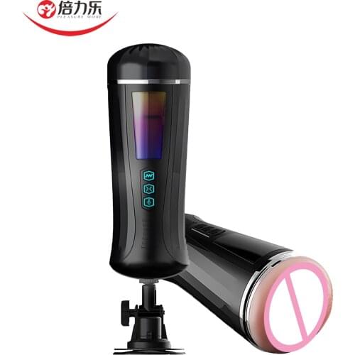 Adult Sex Toys For Men Vagina Real Pussy Extrusion Sucking Masturbation Cup Penis Masturbation Vibrator Sex Machine Sex Shop