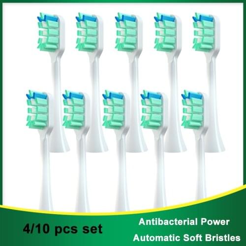Replacement Standard 4-10pcs for Apiyoo A7/P7/Y8/Pikachu SUP/MOLE Toothbrush Heads Replacement Electric Tooth Brush Heads