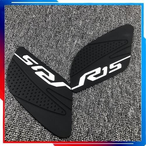 Motorcycle Tank Pad Protector Sticker Decal Gas Knee Grip Tank Traction Pad Side For YAMAHA YZF-R15 YZF R15 YZFR15