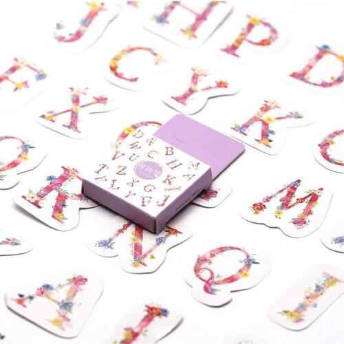 1pcs English Letter Cute Cartoon Stickers Puzzles Gift Toys Boy Girl Children