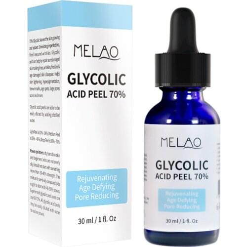 2Pcs Glycolic Acid Peel 70% Skin Reshaping Repairs Pores Invisible And Brightens The Complexion. Acne Treatment Skin Care
