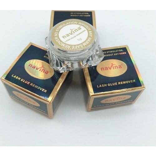 50pcs 5g Fast Cleaning Eyelash Extension Glue Remover Non Irritating Flase Lash Grafting Adhesive Gel Removing Cream