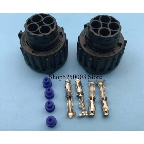 Car Oxygen Sensor pbt gf30 Plug 4 Pin auto Female Waterproof Auto Wiring Car Connector 1-1813099-1 967325-1 1-1813099-2