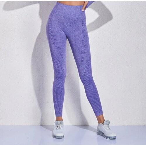 Custom logo Seamless Leggings Women Fitness Running Tights Yoga Pants High Waist Leggings Push Up Sport Stretch Gym Leggings