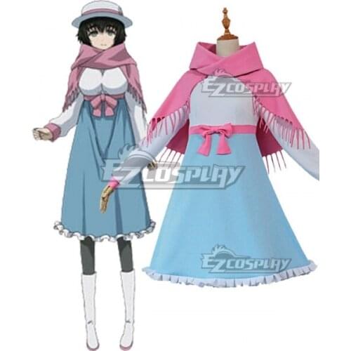 Steins;Gate Steins Gate Zero Mayuri Shiina Long Dress Shawl Cloth Halloween Carnival Party Dress Cosplay Costume - No Wig E001