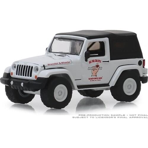 GreenLight 1:64 2012 J eep Wrangler alloy toy car toys for children diecast model car Birthday gift