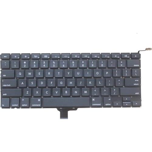 US Laptop Keyboard New 2009-2012 For Apple Macbook Pro A1278 Replacement