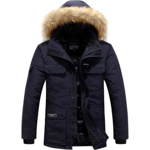 Winter jacket men outdoor double thicken warm hooded coat mens outwear casual hat detachable windbreaker thick lamb jackets 4XL
