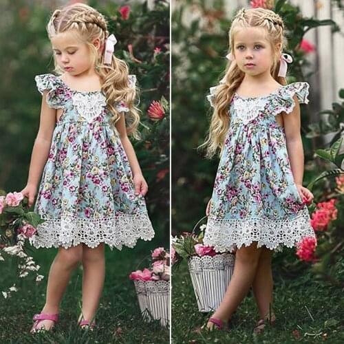 Girls summer dress 2021 children girls sling dress baby clothing 3 4 5 6 7 8 years old