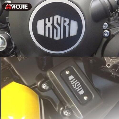 New Stainless Steel Fuse Box Top Plates Powder Coated Clutch Cover Top Silver Black For Yamaha XSR XSR900 XSR 900 2016-2021 2020