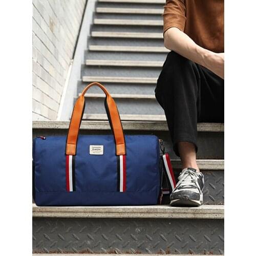 New Sports Gym Bag Yoga Bag Folding Travel Bag Handbag Large Capacity Travel Bag