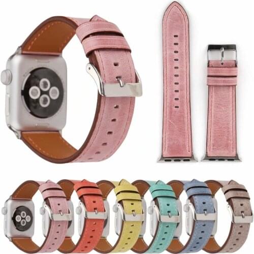 New Leather Band Strap for Apple Watch 38/42mm Series