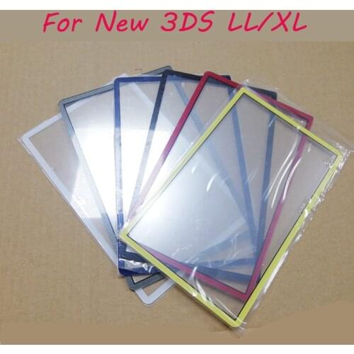 Plastic Screen Protector Panel Top Surface Cover For Nintend New 3DS XL LL Housing Upper Screen Lens Cover For New3DSLL