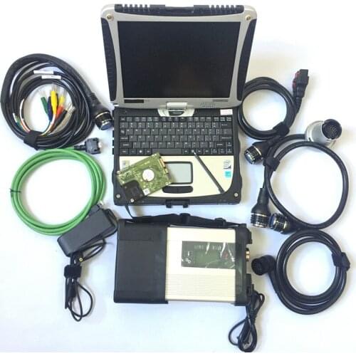 Latest V2020.06 Diagnostic Software HDD/SSD MB SD Connect C5 CF19 PC Ready To Use Tool High Quality MB STAR C5 with Laptop CF-19