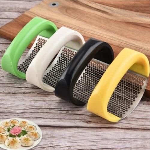 Stainless Steel Garlic Press Manual Garlic Chopper Crusher Ginger Press Kitchen Accessories Vegetable Tools