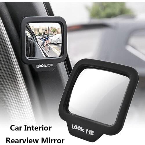 Durable Adjustable 270 Degree Wide-angle Lens Design Car Rear Seat Rearview Mirror Backseat Blind Spot Interior Mirrors