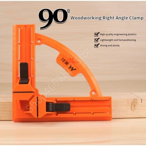 90 Degree Right Angle Clamp L-square Plastic Holder Glass Fish Tank Picture Frame Corner Fixed Clip Woodworking Hand Tools