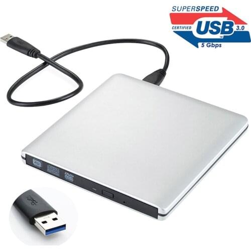 USB 3.0 DVD CD RW Drive External Burner Writer Rewriter for Apple Mac Macbook