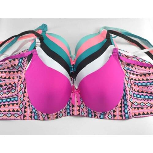 Womens bra Smooth solid C D DD E F big cup plus size 40-48 push up bras lace Underwire bralette Contour ladies Bra D02