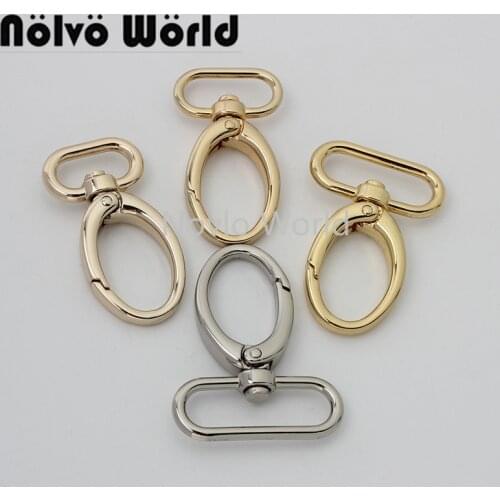 10-50pcs 3/4'' 1'' 1-1/4'' 1-1/2'' inch big size fat shape snap hook for diy leather handbag trigger hook keychain accessories