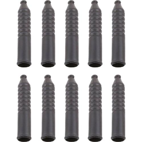 10 pcs/pack Mtb V Brake Line Protection Cover V Brake Line Rubber Hose V Brake Dust Cover Rubber Sleeve