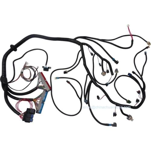 1999 - 2003 LS Vortec 4.8 5.3 6.0 Truck engine Standalone harness drive by cable with T56 transmission