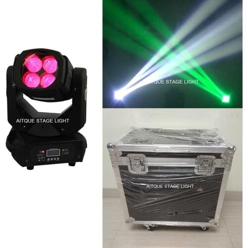 2light+Flight Case)Lights project beam 4x25 led moving head beam moving head 4 25 flight case led supber beam