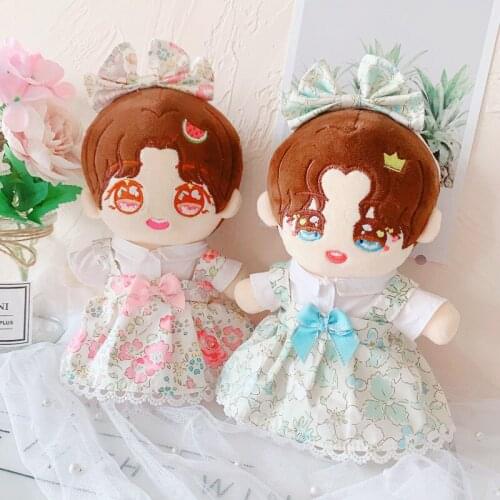 20CM Star EXO Doll Baby Clothing Dress set Doll Clothes Accessories toys Gift