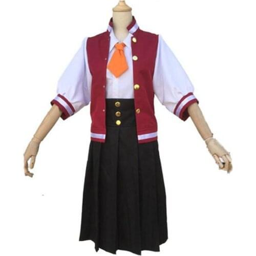 2019 Horrible Anime ZOMBIE LAND SAGA Zonbii Ni-go Saki Nikaido Fancy Stage Girls Cosplay Costume Adult Outfit Clothing Dress