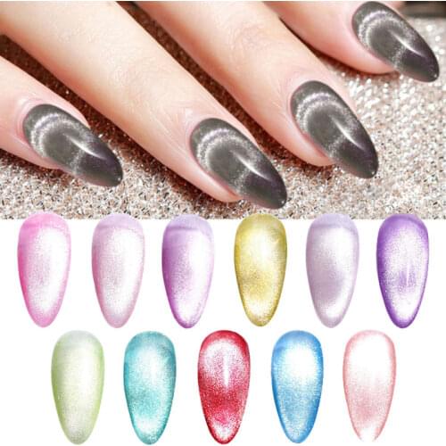 3D Cat Eye Gel Nail Polish Magnet Effect UV led Gel Nail polish Holographic Magnetic Gel Varnishes Manicure Lacquer
