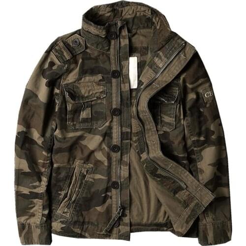 3XLOutdoor Mans Jackets Military Style Warm Winter Jacket For Man European and American Style New Arrivals Camouflage Overcoat