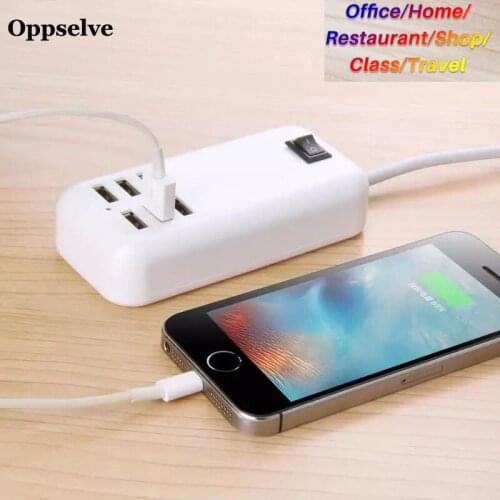 20W 30W USB Charger Power 6 Ports Quick Charger Durable Wall Charger Universal 4A Mobile Multiple Wall Charger for iPhone Xiaomi