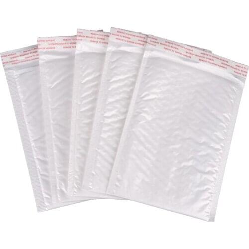 White Foam Envelope Bag Mailers Padded Shipping Envelope With Bubble Mailing Bag Christmas Package Gift Holders 10PCS 23*28cm