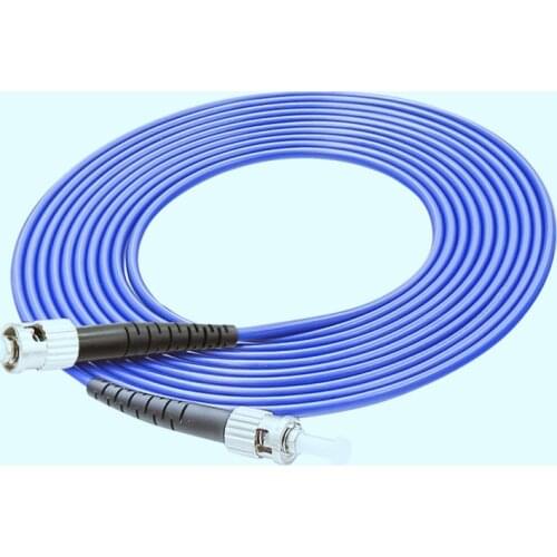 Free Shipping 5pcs/Lot ST/UPCtoST /UPC Simplex Single Mode Armored Fiber Patch Cord Simplex Single Mode Armored Fiber Patch Cord
