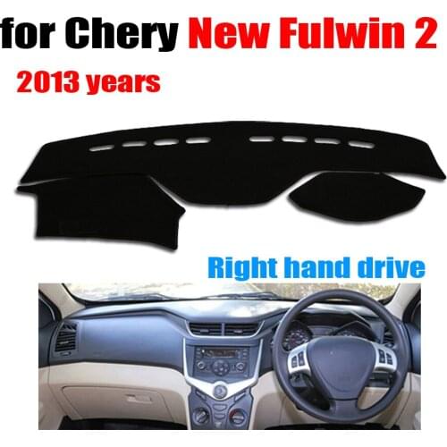 Car dashboard covers mat for Chery New FULWIN 2 2013 years Right hand drive dashmat pad dash cover auto dashboard accessories