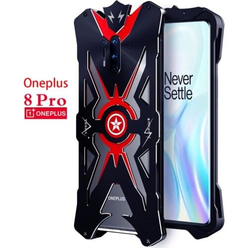 For Oneplus 8 Pro Original Zimon Shockproof Heavy Duty Armor Metal Aluminum Phone Case For Oneplus 8/oneplus 8 Pro Case