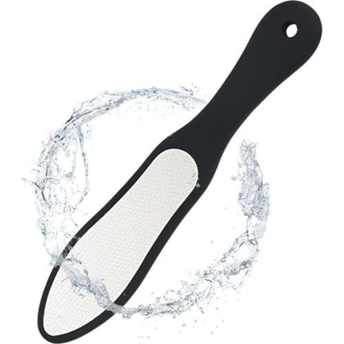 Stainless Steel Double-sided Foot Rasp Heel File Hard Dead Skin Callus Foot Rub Remover Exfoliating Pedicure Care Tool