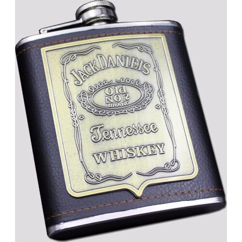 7 oz Stainless steel Hip Flask for Alcohol Wine Mug Whisky Bottle With Box Gift Set for Men Drinkware Wedding Christmas Gifts