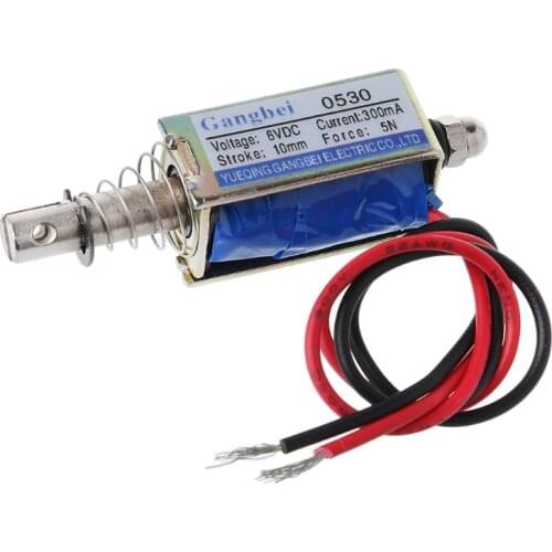 JF-0530B DC 6V 12V Push-Pull Type Gangbei-0530B Frame DC Solenoid Electromagnet
