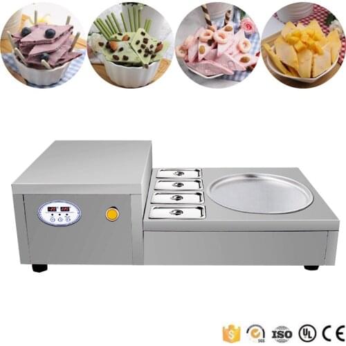 Fried ice machine Fried Yogurt Roll Machine DIY Homemade Ice Cream Maker Frozen Yogurt Rectangle 110V/220V
