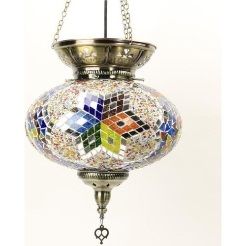 Newest Stytle Turkey Ethnic Customs Handmade Mosaic Lamp Romantic Cafe Restaurant Bar Tree Pendant Light Bar Pendant Lamp lustre