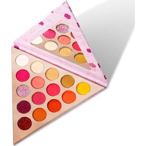 Eyeshadow Palettes Holiday Gift 15 Colors Makeup Shimmer Eye Shadow Blush Powder Makeup Palettes Easy to Blend Color