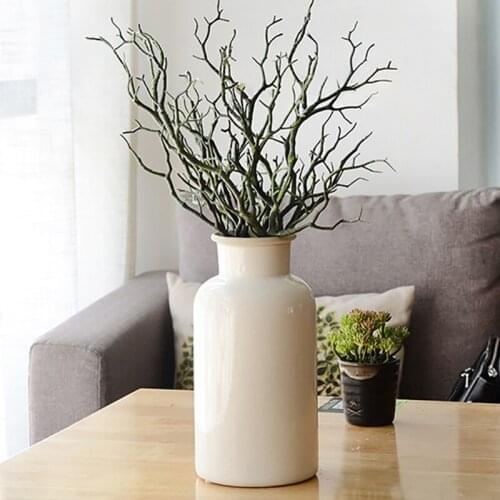 3 Pcs Dried Branches Artificial Fake Foliage Plant Tree Branch Home Decor Church Office Furniture Home Decoration Accessories