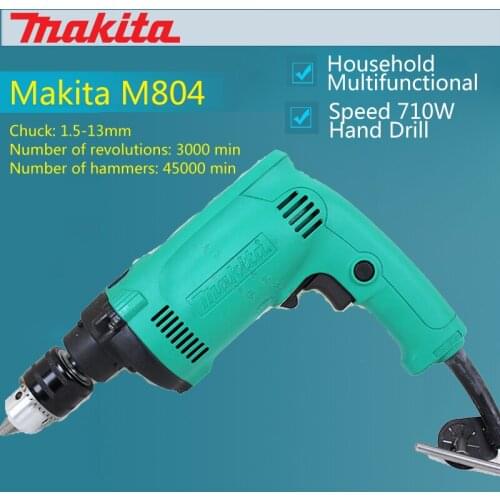Japan Impact Drill M804 Multifunction Household 16mm Speed Regulation 710W Hand Drill