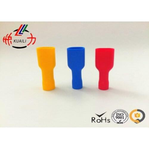 1000pcs FEMALE INSULATED ELECTRICAL SPADE CONNECTOR TERMINALS FDD 1.25-187(5) FDD 1.25-187(8)