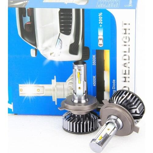 50sets DHL FEDEX shipping 3000k 6000k white yellow 2 in 1 car H4 led headlight H7 9005 9006 H3 H1 880 881 9004 9007 H13 led