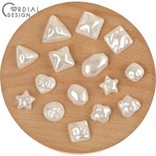 Cordial Design Jewelry Accessories/Hand Made/Acrylic Bead/Wrinkle Effect/Imitation Pearl Patch/Jewelry Findings & Components