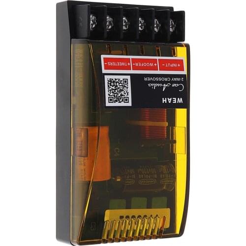 120W 2002 Speaker Frequency Divider 2 Way Car Audio Speakers Two Crossover Divider Crossover Filter for Cars New