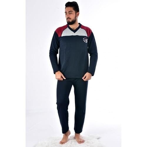 Pemilo Male 865 Winter Pajamas set Dark Navy Blue