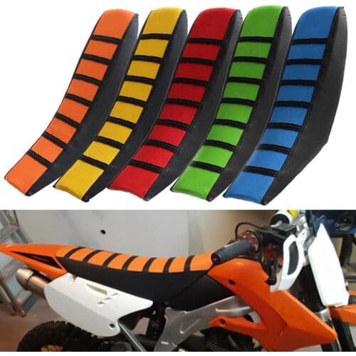Motocross Motorcycle Dirt Bike Soft Seat Cushion Cover for Honda Y-amaha S-uzuki Motorcyle Accessories Exterior